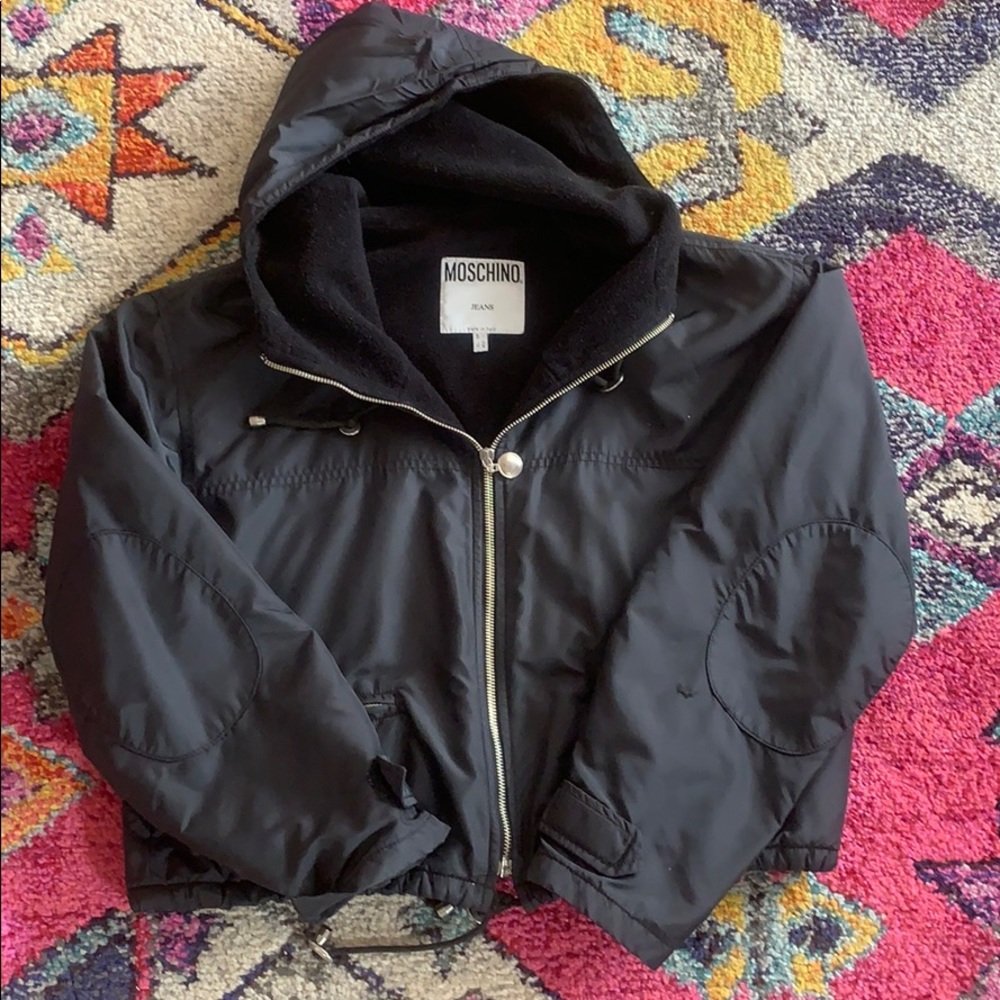 Moschino Women’s Black Bomber Jacket